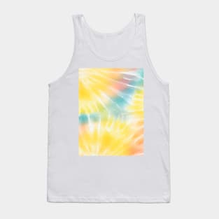 Abstract Rainbow Flower Tank Top